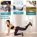 2 x HORNO Resistance Bands, Pull Up Bands, Exercise Workout Bands for Working Out Perfect for Gym Home