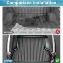 Mixsuper Truck Bed Mat for 2015-2022 Chevrolet Colorado/GMC Canyon 5ft Bed, All Weather Truck Bed Liner TPE Rugged Durable Odorless Black
