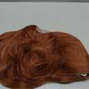 Long natural red wig Red Hair Wig Long Curly Costume Wigs Synthetic Red copper Wavy curly Wig 28inces For women Halloween Costume (Copper Red)