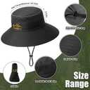 Funnysoft 12 Pack Wide Brim Sun Bucket Hats Bulk,Classic Multicolor (Black, M)