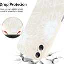 Fiyart Designed for iPhone 16 Case Cute Flower Floral Sunflowers Design,Soft Slim TPU Anti-Scratch Phone Cover for Women Girls 6.1"-White