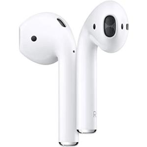 Apple AirPods Wireless Ear Buds, Bluetooth Headphones with Lightning Charging Case Included, Over 24 Hours of Battery Life, Effortless Setup for iPhone