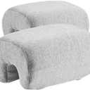 Armrest Cushion for Office Chairs - Soft Elbow Support Pad with Non-Slip Bottom, Fits Most Chairs 2-Piece (Gray)