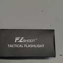 EZshoot 800 Lumens Pistol Light Laser Combo Rechargeable, Pistol Flashlight with Slidable Rail Compatible with Glock and Picatinny Rail, Gun Light with Red Laser Beam, Desert Tan