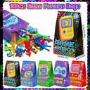 170 Pcs Video Game Party Favors Kit With Gaming Goodie Bags Sunglasses Crazy Straws Stickers for Kids Birthday Prizes, All-in-One Video Game Theme Party Supplies for Boys & Teens