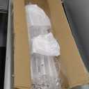 4pcs 5 Arm Acrylic Candelabra,Clear Candle Holder for Wedding,45.7inch Tall Floor Candle Holders for Ceremony Birthday Party Home Decoration Fit 0.8 LED Candles