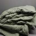 HYLEORY All Season Queen Size Bed Comforter - Cooling Down Alternative Quilted Duvet Insert with Corner Tabs - Winter Warm - Machine Washable - Sage Green