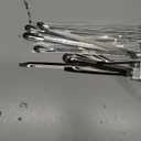 22 Pieces Stainless Steel Lab Spatula Micro Scoop Set Laboratory Sampling Spoon Mixing Spatula for Powders Gel Cap Filler