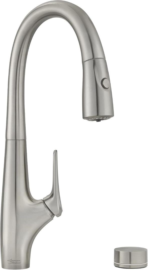 American Standard 4902330.075 Saybrook Filtered Pull-Down Kitchen Faucet Stainless Steel