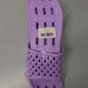 WOTTE Shower Sandals Women Quick Drying Bath Slippers Non Slip Dorm Shoes (Purple)
