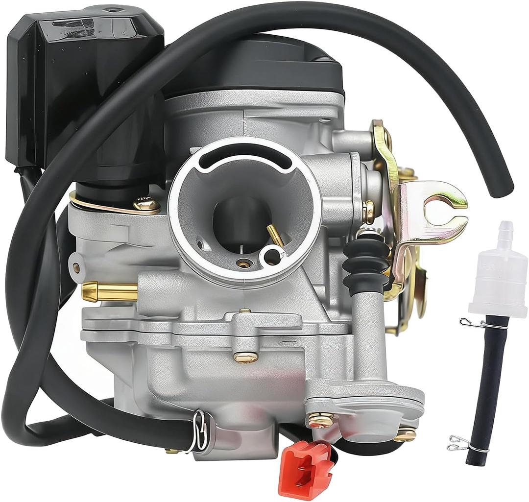NIMTEK 49cc Scooter Carburetor for GY6 50cc 4 Stroke Moped ATV Go Karts Scooter 139QMB PD18J Engines with Jet Upgrades
