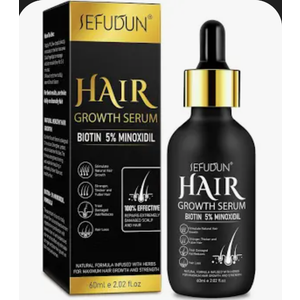 5% Minoxidil Hair Growth Oil for Men and Women - Regrowth Serum, Extra Strength Spray for Hair Loss, Thicker Healthier Hair, Beard Growth Kit, Topical Treatment, 2.02 oz, 2 Pack