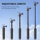 20" Osmo Pocket 3 4 Tripod for Action Camera, Xtra Muse Mini Table Desk Extendable Stand Small Handheld Selfie Stick Quick Release 1/4 Screw Vlog for DJI Action 6 5 Pro for Insta360 X4 X5 Accessories