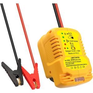 Car Jump Starter for Dewalt Battery 18V 20V 60V, Jumping Starter for 12V Car Up to 3.5L Gas or 3.5L Diesel Engine, with 11AWG Cable and Clamp Kit (Battery Not Included)