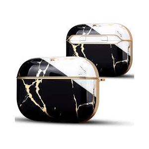 Marble Case Compatible with Airpods Pro 2nd/1st Generation Cases Hard Fashion Skin Case for Airpods Pro (2022/2019) with Keychain - Mix Marble