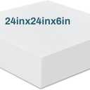 Frienda 1 Pack 6 x 24 x 24 Upholstery High Density Craft Foam Sheets Replacement Square Cut to Size Cushion Chair Padding, Suitable for Shipping, Packing, Cushion Foam, Mailing, DIY, Cosplay
