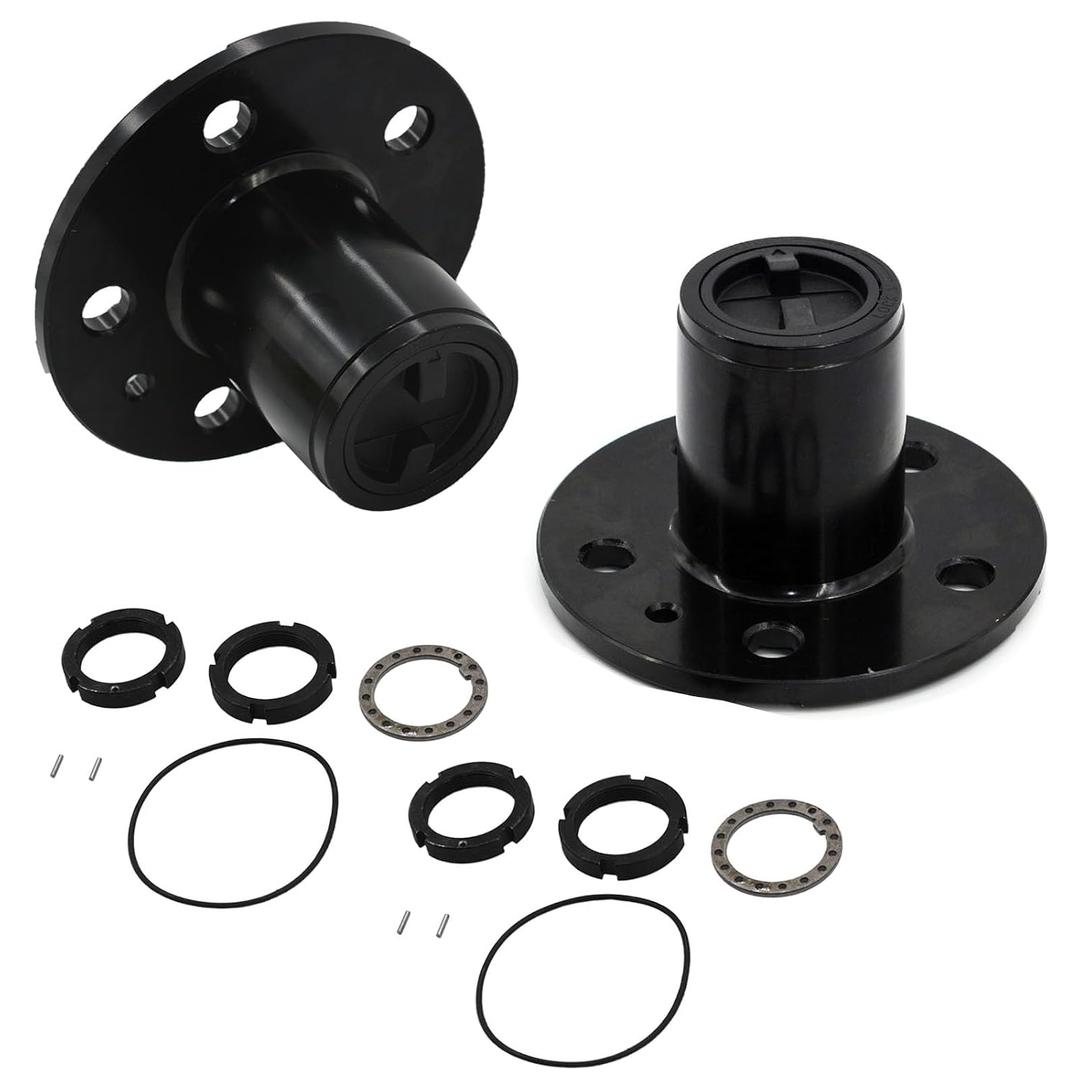 Manual Free Wheel Locking Hubs Replacement for 1983-1997 Ford Ranger, Explorer & Navajo, Mazda B2300, B3000, B4000,Replacement OE# B025 F3TZ3B396B AVM467, 2 Piece