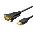 CableCreation USB to RS232 Adapter with PL2303 Chip (3-Pack), 3 Feet Gold Plated DB9 Male Serial Converter Cable for Windows 11,10, 8.1, 8,7, Linux, macOS, Black