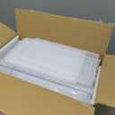 12 Pack Clear Shoe Storage Organizer with Magnetic Door,Stackable Plastic Shoe Boxes for Sneakers,Boots,and Heels,Space-Saving Foldable Shoe Rack for Closet,Durable Shoe Cabinet Organizer,White