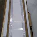 Bifold Doors for 24" x 80" Opening, 1-lite Mirror Closet Folding Doors with Hardware kit Included, Easy Assembly, White