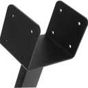 Heavy Duty Stainless Steel Roof Riser Brackets Kit for Pergola Support Easy Installation Reinforced Design for Patio Covers