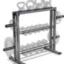 Marcy Weight Storage Organizer Racks for Dumbbells, Kettlebells, Weight Plates