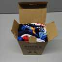 Baby Boys Grips Socks 12 Pairs Kids Toddlers Infants Anti Slip Non Skid Funny Cartoon Crew Breathable Cotton Socks (3-5T, Cars & Trucks)