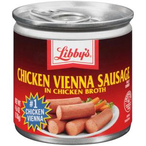 Libby's Chicken Vienna Sausage in Chicken Broth, Canned Sausage, 4.6 OZ (EXP 03/03/31)