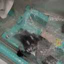 PreGymnastic Foldable Gymnastics Bar, 6FT Horizontal Bars, Folding Training Bar for Kids Ages 3-18, Weight Limit 500 LB, Adjustable kip Bar,Home Gym Equipment Indoor (Teal)