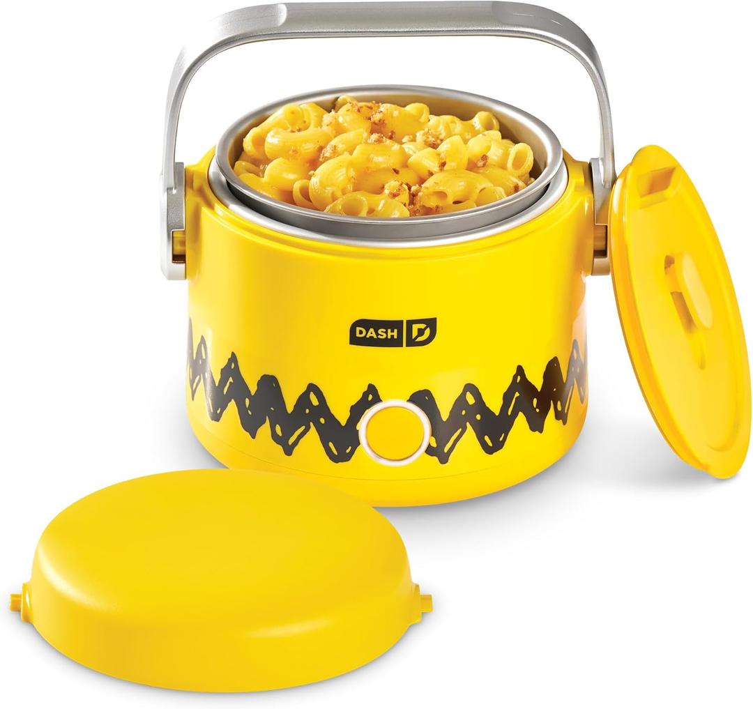 DASH Peanuts x Hot2Go Portable Food Warmer (20 Ounces, Yellow)