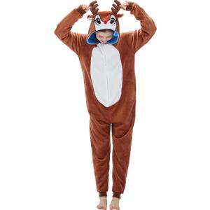 SWEETXIN Adult Unisex Onesie Pajamas Halloween Christmas Cosplay Costume Suit for Women and Men (L)