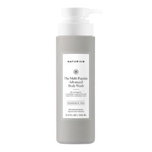 Naturium Multi-Peptide Advanced Body Wash, Rejuvenate, Cleanse & Smooth, with Rice Amino Acids & Vitamin E, 500 mL / 16.9 fl oz