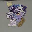 Tradder 36 Pcs Beach Wooden Ornaments for Tree Nautical Hanging Decorations Wood Beach Tree Ornaments Mini Anchor Sea Life Starfish Sailboat Coastal Decor for Summer Home Fishing Net Craft Sailor Gift