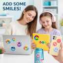 6 x 50pcs 2.12 INCH Smiley Face Stickers for Water Bottles & Laptops  Cute Aesthetic Vinyl Waterproof Decals  Happy Preppy Sticker Pack for Kids, Teens, Girls, Scrapbooking, Journaling & Teacher Rewards
