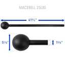 Yes4All Steel Mace Bell for Strength Training, Support Full Body, Muscles, Shoulder, Grips & Forearms Workouts, Stretching 5, 7, 10, 15, 20, 25, 30 LB For Woman & Man