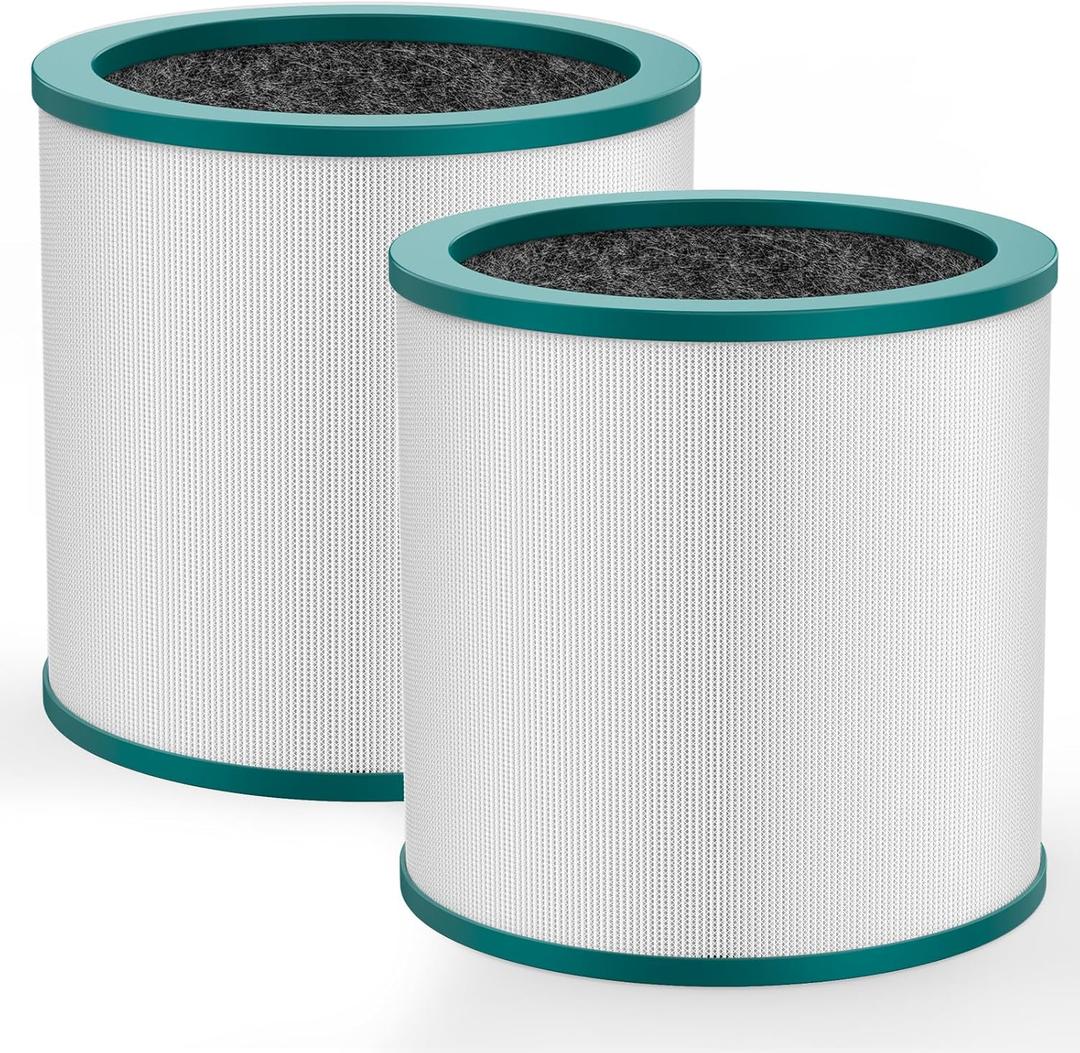 TP01 Replacement Filter for Dyson Tower Pure Cool Link TP01, TP02, TP03, AM11, BP01 Models Air Purifier, Compare to Part 968126-03, 2 Pack