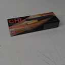 CHI Original Ceramic Flat Iron, Hair Straightener For A Smooth Finish, Floating Plates, Quick Heat Up, Analog On/Off Switch, 1" Styling Tool, Black