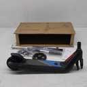 Electric Scooter for Kids Age 6-10, Kick-Start Boost Scooter with Adjustable Speed and Height, Flash Wheel & Deck Lights (Black)