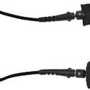 Retrospec Weekender 10' Paddle Board Safety Leash, Coiled for Stand Up Paddleboards (Legacy Black)