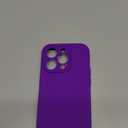 LOVE 3000 Designed for iPhone 14 Pro Case, Premium Silicone with [Soft Anti-Scratch Microfiber Lining] Shockproof Protective Phone Case for Men Women Girls 6.1", Neon Purple