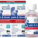3 x Mommy's Bliss Children's Pain and Fever Reducer, Kids Acetaminophen, Dye Free, Delicious Mixed Berry Flavor, Ages 2+, 4 Fluid Ounces (Pack of 2)