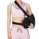 Shoulder Abduction Sling with Removable Pillow, Sholder Immobilizer for Rotator Cuff, Sublexion, Surgery, Dislocated, Broken Arm, Arm Sling for Women & Men, Fits Left & Right