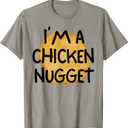 I'm A Chicken Nugget Funny Lazy Easy Halloween Costume T-Shirt
