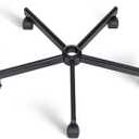 XSZD Criss Cross Home Office Swivel Chair Base  Durable, Steady and Easy Installation  Perfect for Criss Cross and Cross Legged Chairs with Replacement Casters (Black,Base+Wheel)
