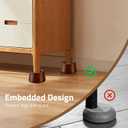 Furniture Raisers Bed Risers - 2 Inch Wooden Circle Heavy Duty Furniture Height Extenders Lifts for Sofa Couch Desk Chair Table Base Raising Space, Convenient Store and Cleaning, Pack of 4