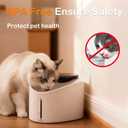 Wireless Cat Water Fountain with Smart App Monitoring, BPA-Free Ensure Safety, 2.5L/84oz Pet Water Fountain, Increase Water Intake, Ultra-Quiet Automatic Cats Dog Dispenser with Hydration Tracking