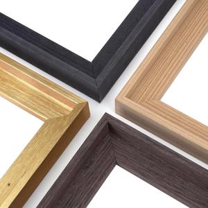 WEITAVAS Solid Wood Canvas Floater Frame for 0.6-0.9" Depth 14x18 Art, Canvas Floating Frames, Oil Painting Floater Frame (14x18,Light Brown)