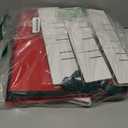 Christmas Ornament Storage Box-Store 128/3" Ornaments, Ornament Organizer Storage box with Dual Zipper Closure Lid & Adjustable Dividers, Large Xmas Decoration Storage Containers, 600D Tear-Proof/Red