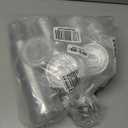 Homestockplus 100 Pack 12 oz BPAFree Clear Plastic Cups with Lids and Straws  LeakProof Disposable Straw Cups, Iced Coffee Cups for Kids Drinks, Smoothies & ToGo Cold Beverages