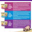 Wellness Complete Health Pate Variety Pack Adult Canned Wet Cat Food, Natural, Protein Rich, Grain Free, Seafood Favorites, 3 oz, Pack of 12 Cans